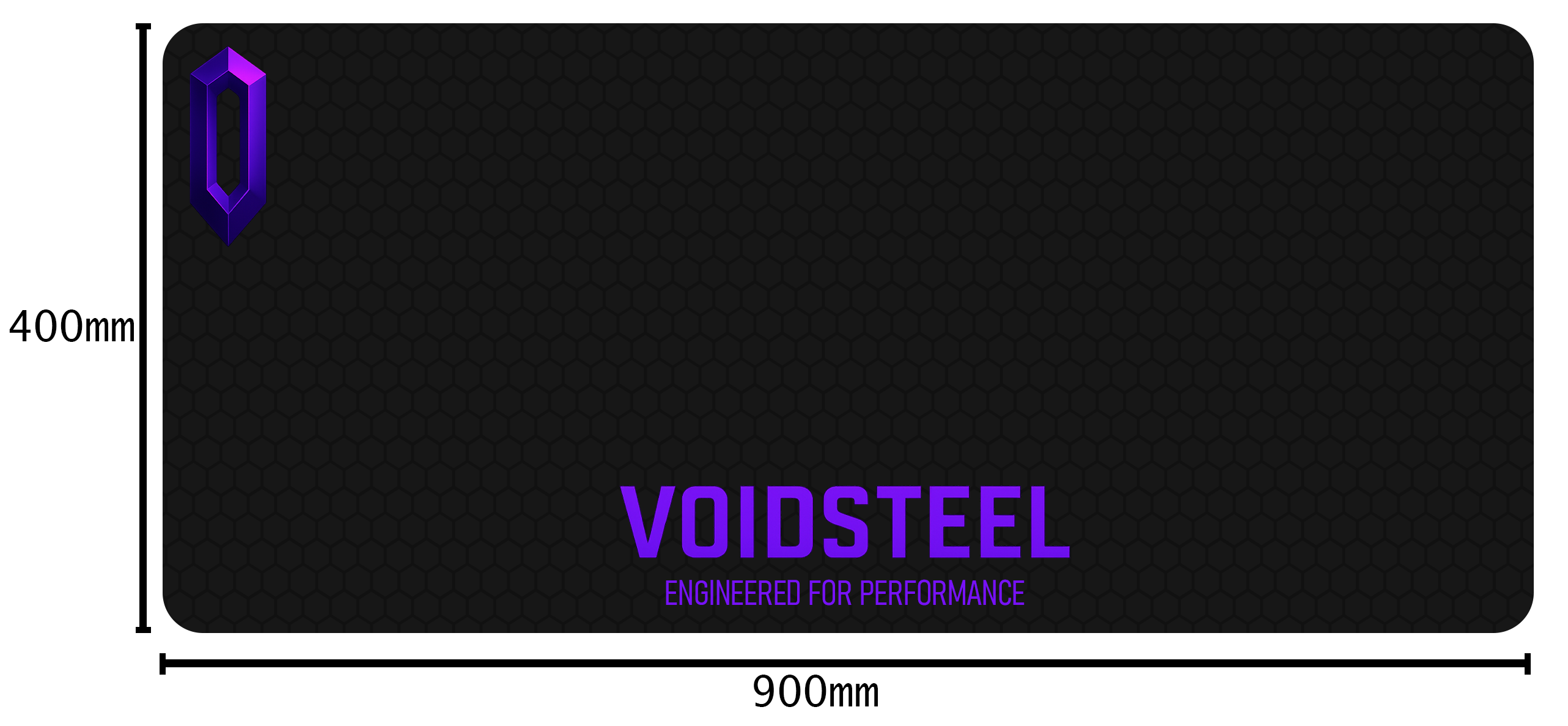 Voidsteel Hex Edition - Gaming Mousepad